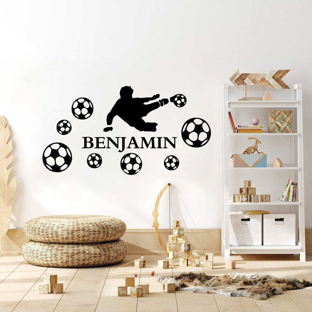 Wall Sticker - 1 قطعة اسم مخصص الموضة الصبي