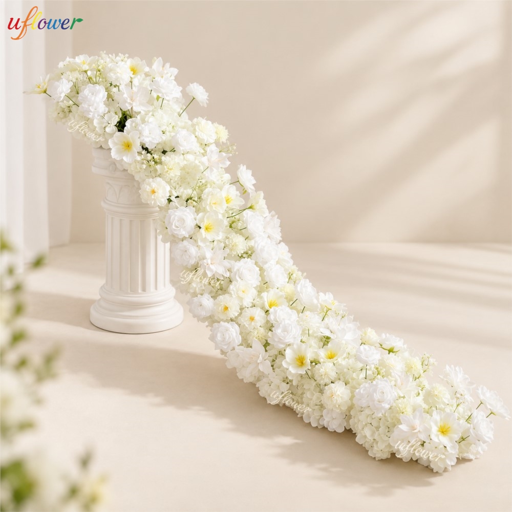إكليل زهور اصطناعية من الورد ا - مراجعة Table Runner وسعره