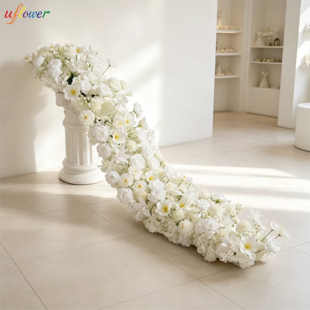 إكليل زهور اصطناعية من الورد ا - مراجعة Table Runner وسعره