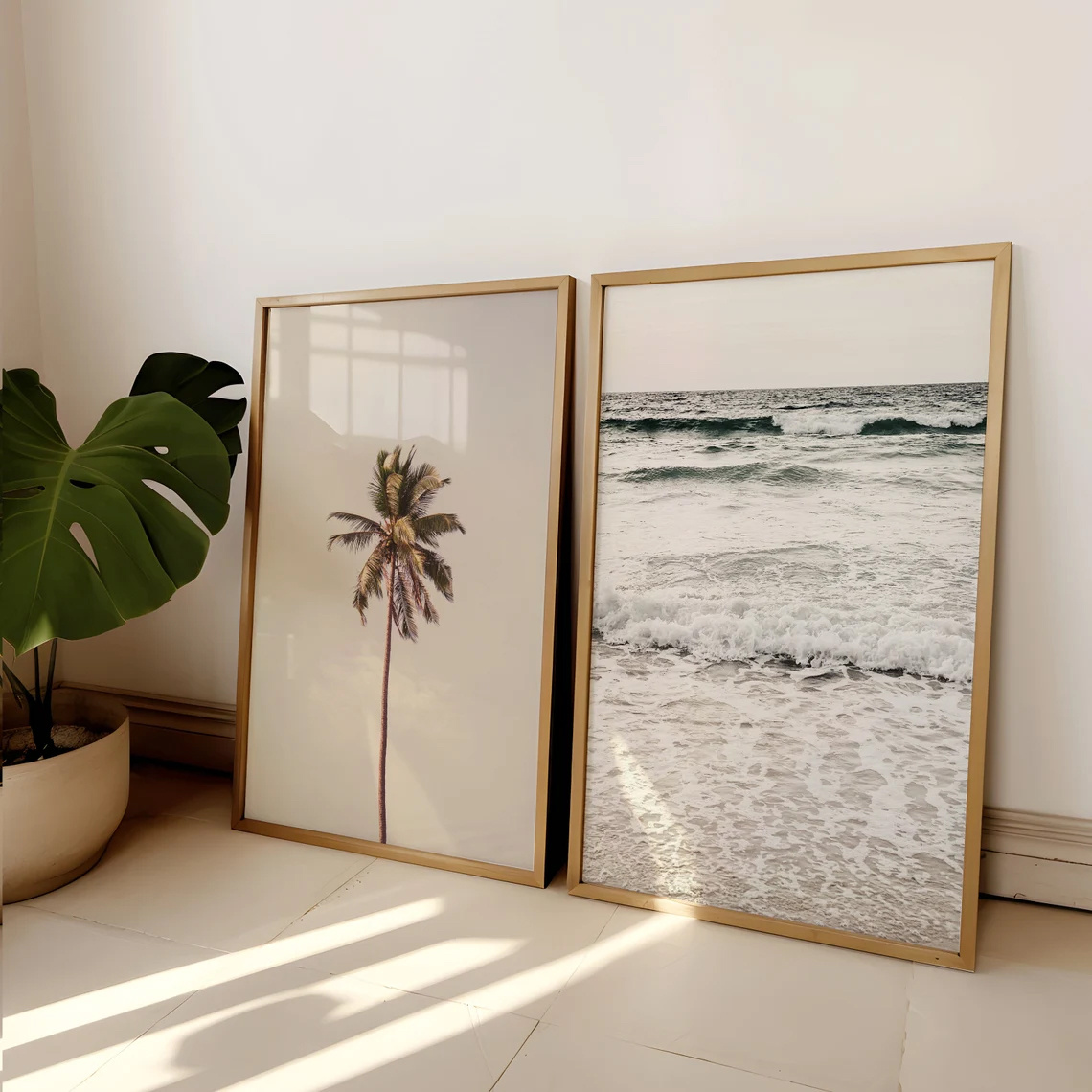 قطعتان من اللوحات القماشية بدو - مراجعة Abstract Canvas Set وسعره
