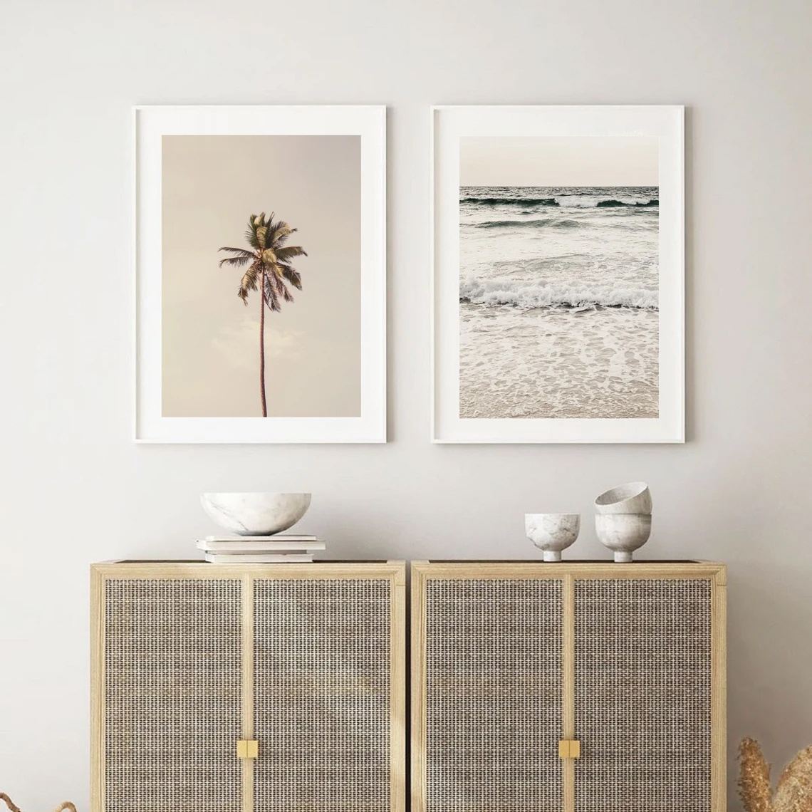 قطعتان من اللوحات القماشية بدو - مراجعة Abstract Canvas Set وسعره