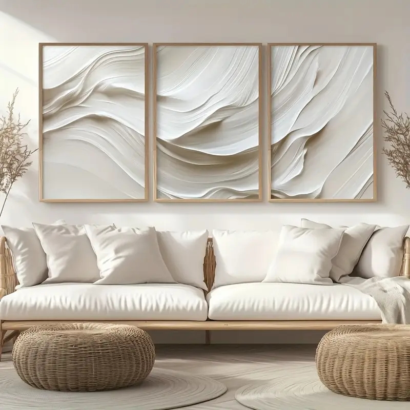 3 قطع/مجموعة لوحات فنية جدارية - مراجعة Abstract Canvas Set وسعره