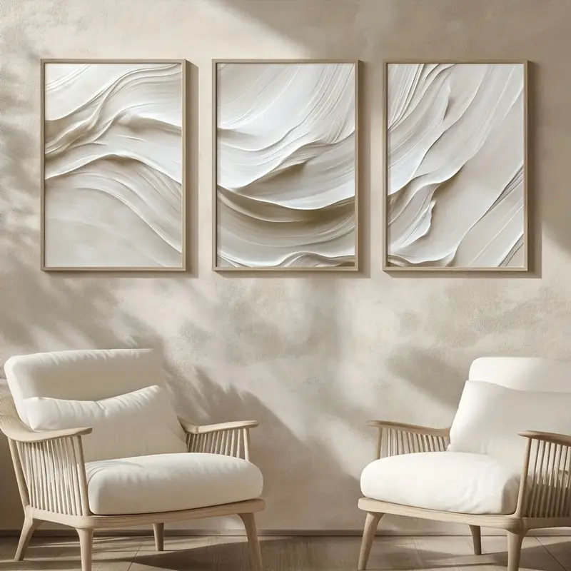 3 قطع/مجموعة لوحات فنية جدارية - مراجعة Abstract Canvas Set وسعره