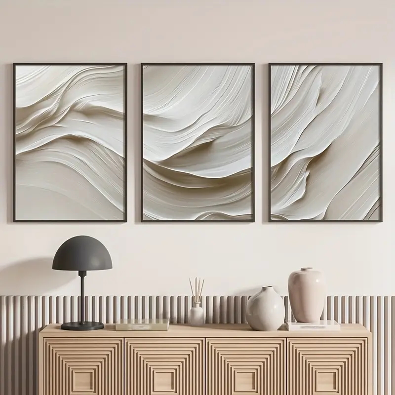 3 قطع/مجموعة لوحات فنية جدارية - مراجعة Abstract Canvas Set وسعره