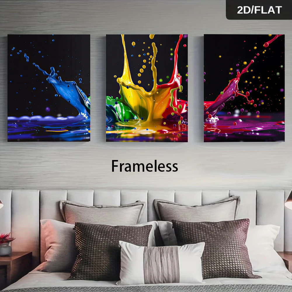 مجموعة من ثلاث لوحات فنية عصري - مراجعة Abstract Canvas Set وسعره