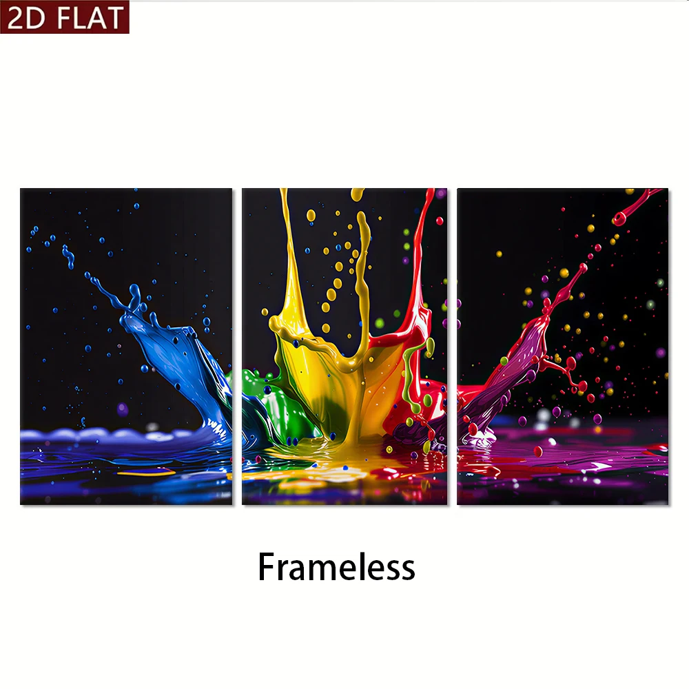 مجموعة من ثلاث لوحات فنية عصري - مراجعة Abstract Canvas Set وسعره