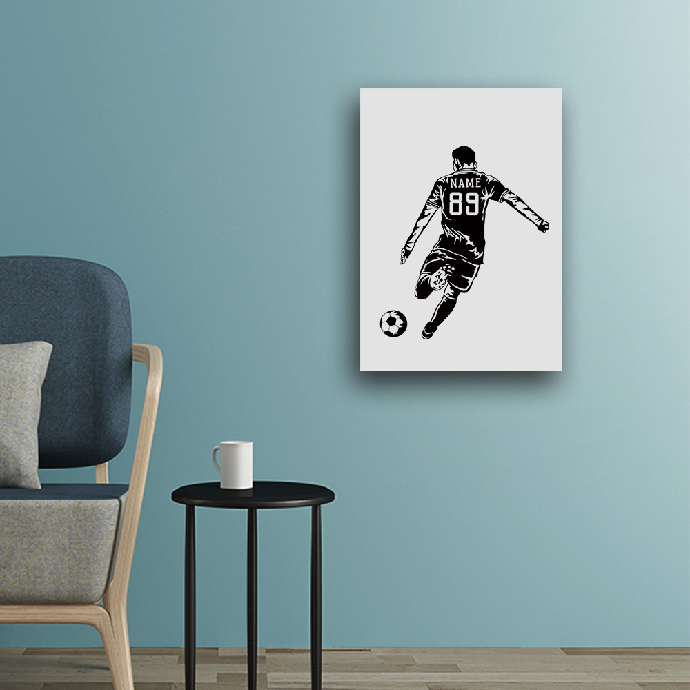 1 قطعة لاعب كرة القدم تخصيص اس - مراجعة Picture Frame وسعره